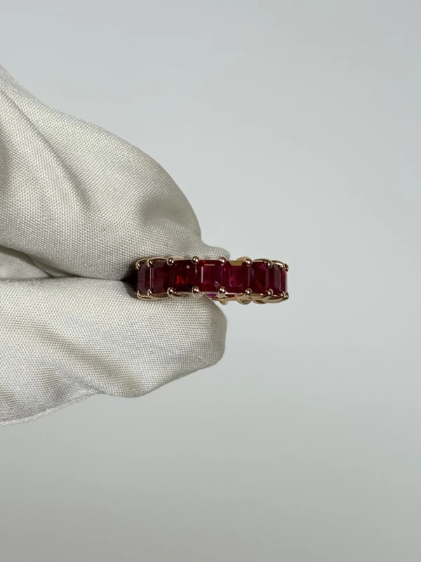 VERDI JEWELLERY ETERNITY RING, RUBIES 9.47 CT A22M 2