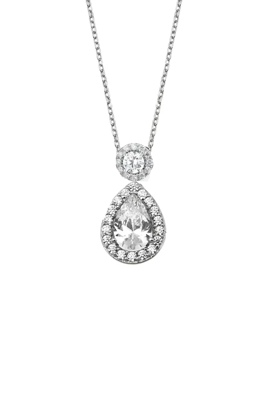 PEARSHAPE DIAMOND PENDANT 0.52 CT (GIA)