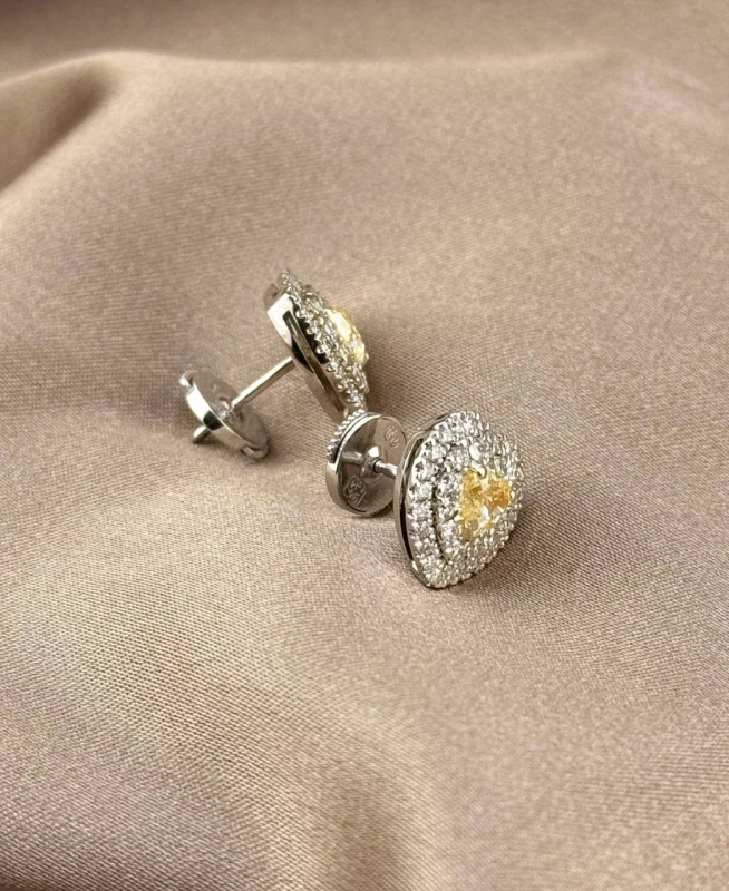 Earrings without a brand С БРИЛЛИАНТАМИ 1.71 СТ 1.71 СТ 7