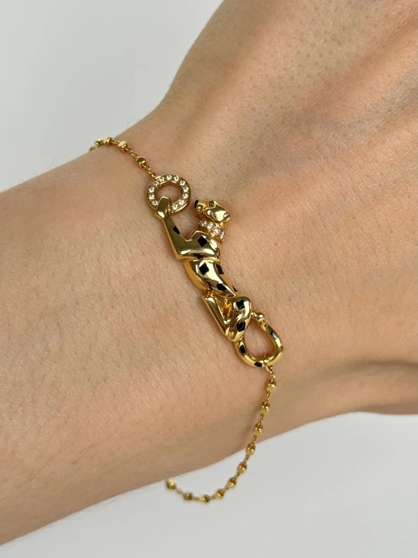Cartier PANTHERE DE CARTIER BRACELET, DIAMONDS (SIZE 18) B6064518 4
