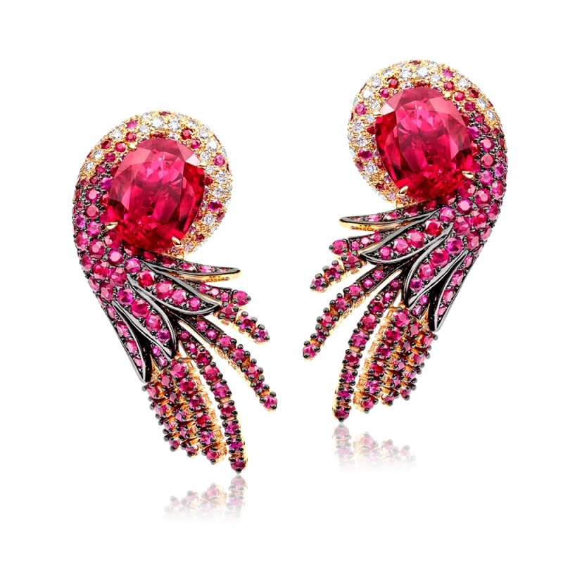 De Grisogono BURMA RUBIES SET 8.05 CT- 4.09 CT- 4.73 CT 57050/01 2