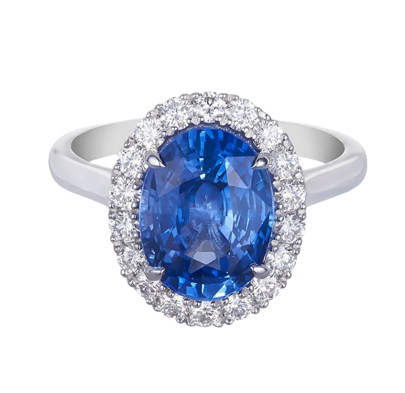 SAPPHIRE 10.14 CT RING (SIZE 53)