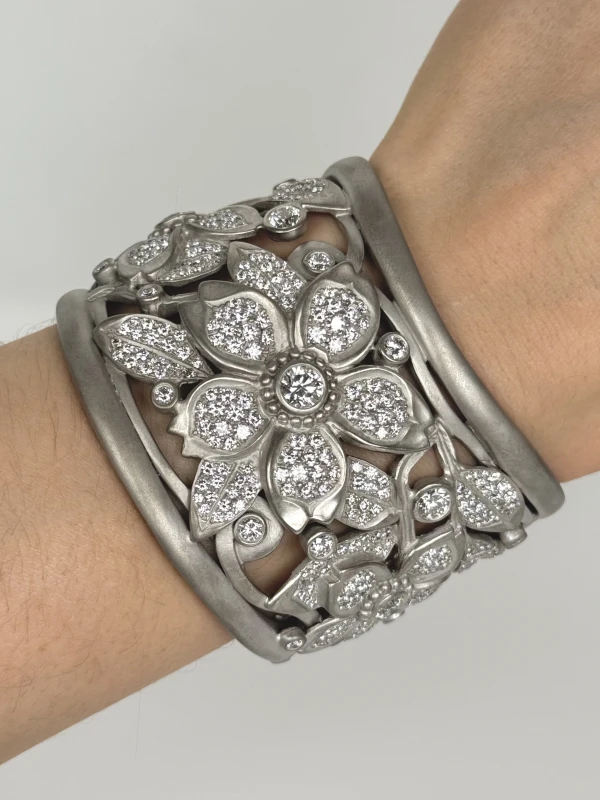 Kieselstein - Cord Vintage Kieselstein-Cord Flower Bracelet KC1502 4