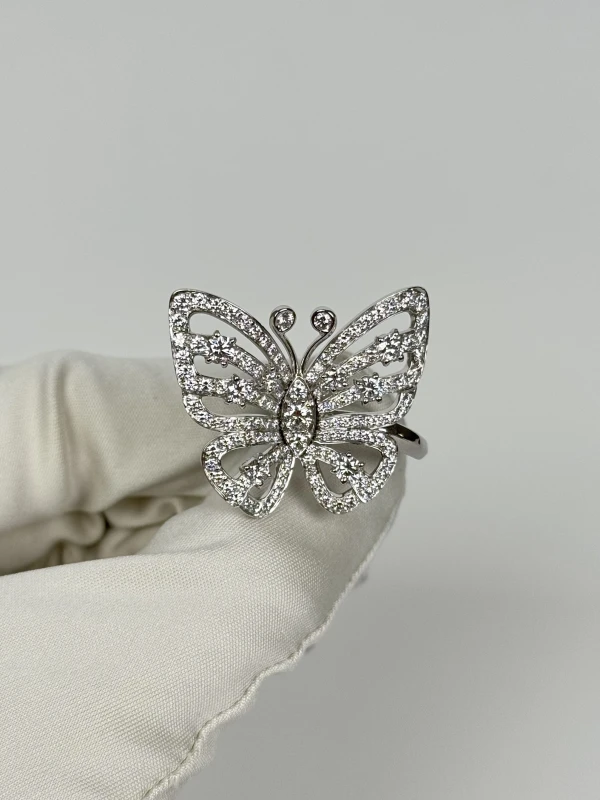 Van Cleef & Arpels FLYING BUTTERFLY BETWEEN THE FINGER RING (SIZE 53) VCARA13500-53 2