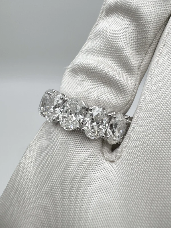 Earrings without a brand OVAL DIAMOND 13.09 CT D-E/VS2 RING (GIA) NN13.09CT 4