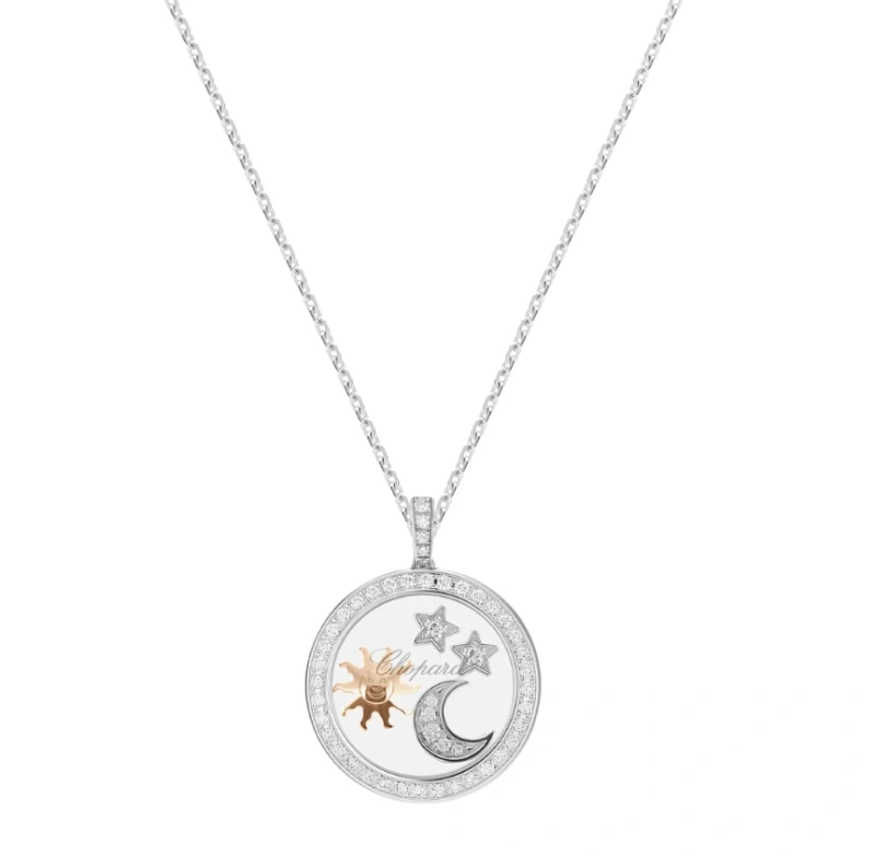 HAPPY SUN, MOON AND STARS PENDANT