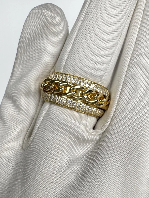 Piaget POSSESSION DIAMOND RING WITH CHAIN (SIZE 58) 390191 4