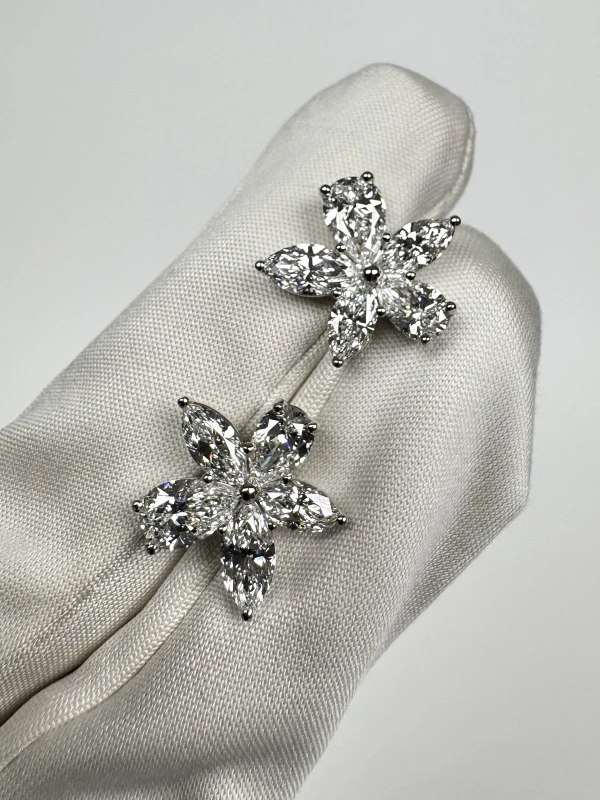 Tiffany & Co VICTORIA MIXED CLUSTER EARRINGS 60011821 5