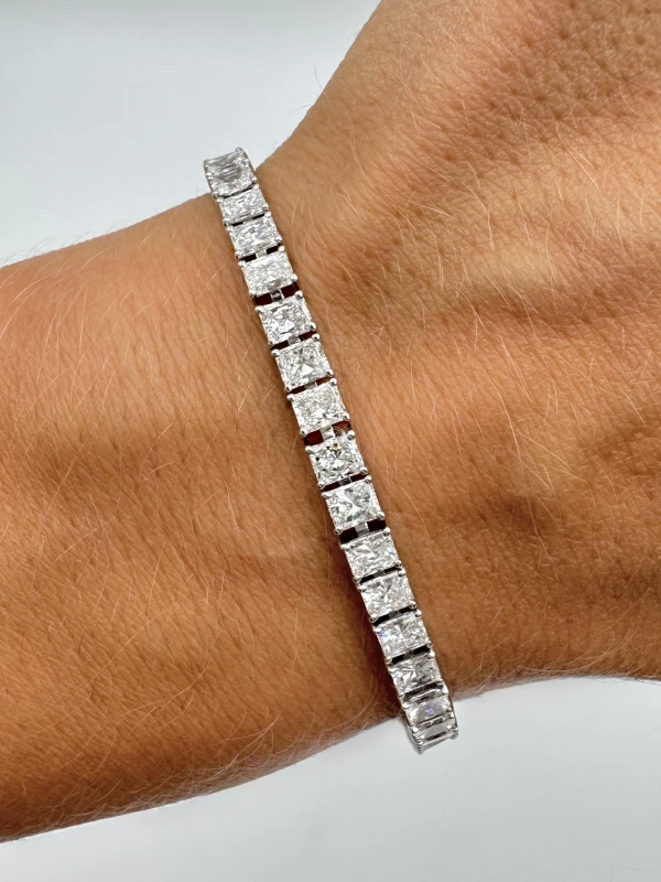 DeRosa RADIANT DIAMOND 8.51 CT F-G/VVS-VS BRACELET (SIZE 17) B434198 3