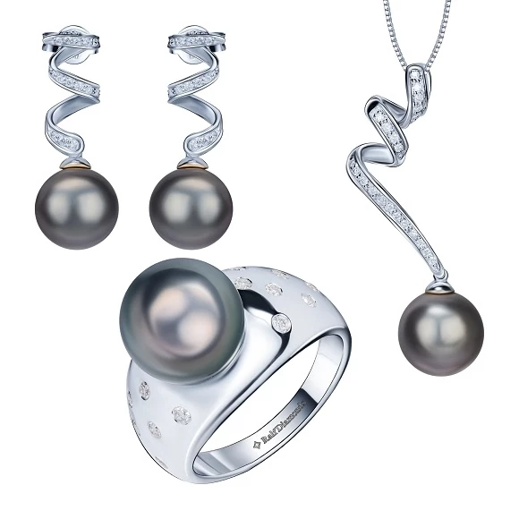 RalfDiamonds PEARL & DIAMOND SET RD