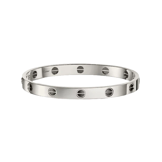 LOVE BRACELET, CLASSIC MODEL, CERAMIC (SIZE 17)