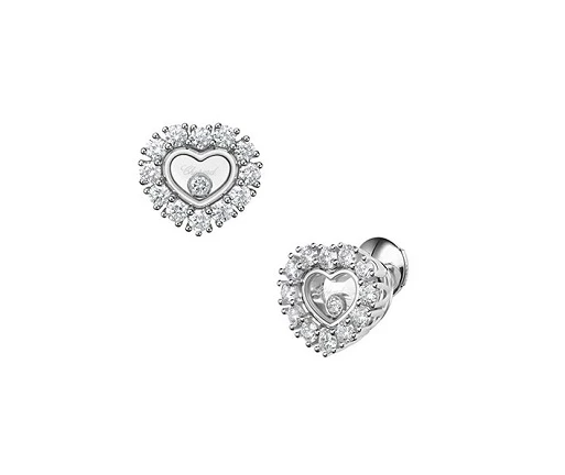 HAPPY DIAMONDS HEART EARRINGS