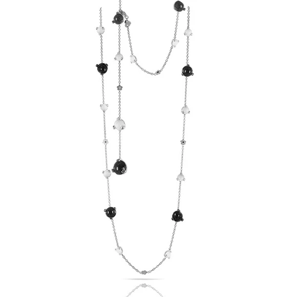 SISI BLACK AND WHITE NECKLACE