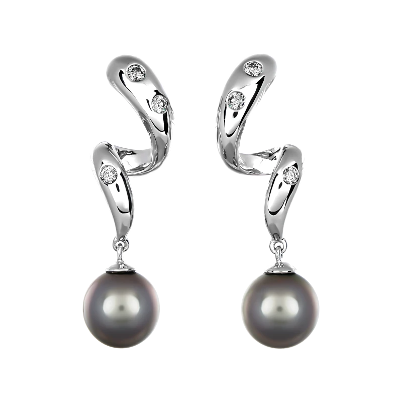PEARLS 9.44-9.55 MM EARRINGS