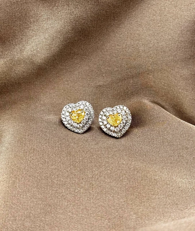 Earrings without a brand С БРИЛЛИАНТАМИ 1.71 СТ 1.71 СТ 5