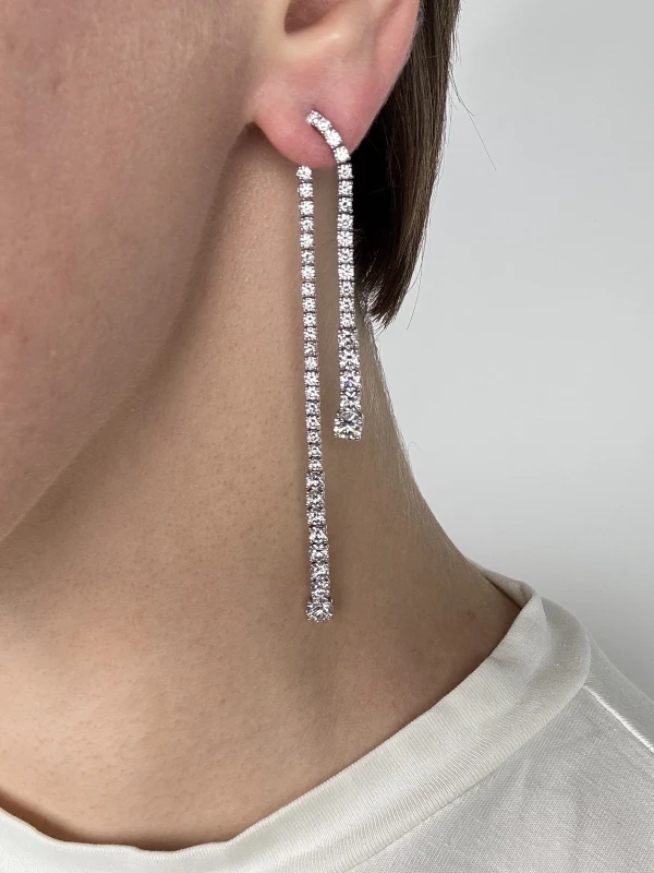 GRAFF Diamond Double Strand Earrings RGE668 6
