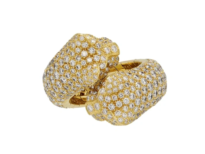 Cartier PANTHERE RING (SIZE 51) H4057651 3