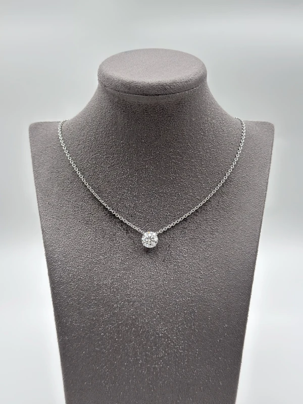 Cartier ROUND DIAMOND 4.01 CT E/VVS2 PENDANT (GIA) CR4.01CT 3
