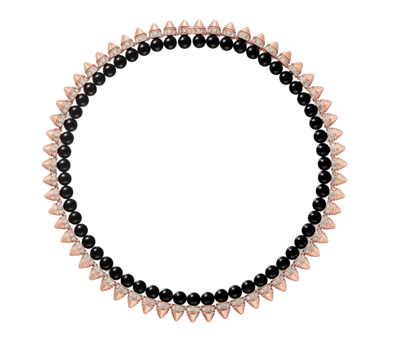CLASH EXTRA LARGE ONYX NECKLACE