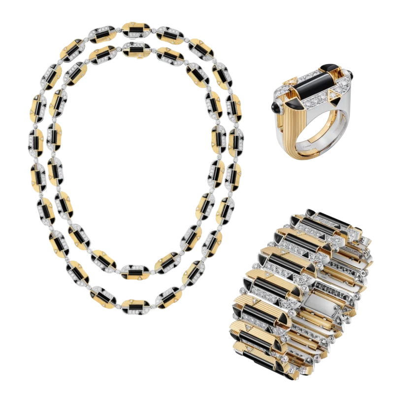 GÉOMÉTRIE & CONTRASTES SET, ONYX, PAVED