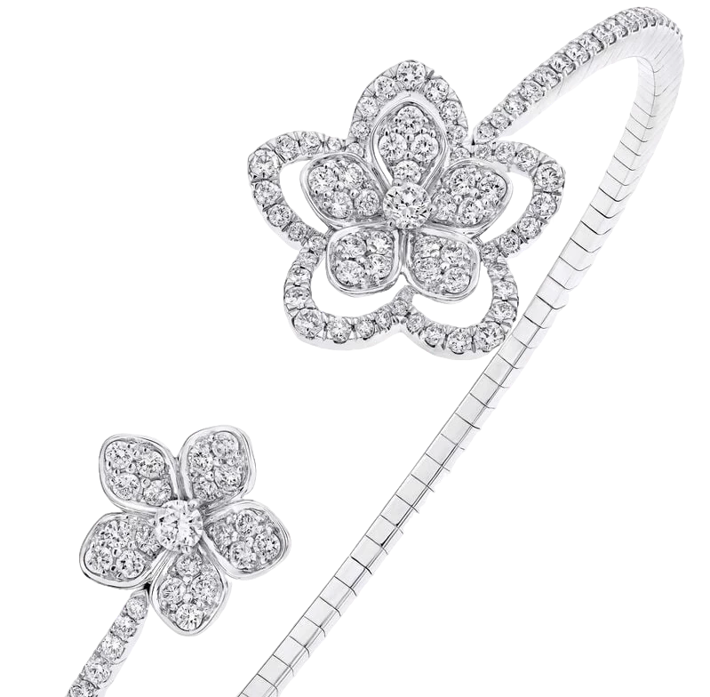 GRAFF Wild Flower Open Diamond Bangle RGB513 1