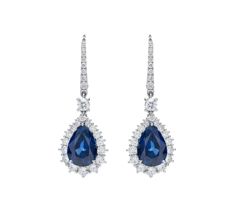 Mercury SAPPHIRE 3.23 - 3.07 CT EARRINGS (GRS) ME20096WS 1