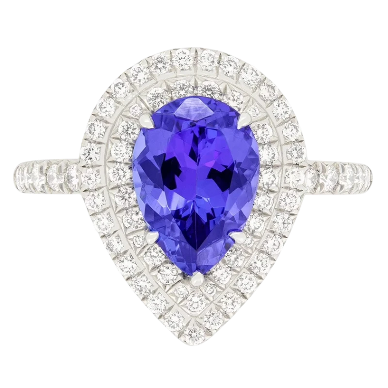 Tiffany & Co SOLESTE TANZANITE 1.25 CT RING (SIZE 52) T&CO1.25 1