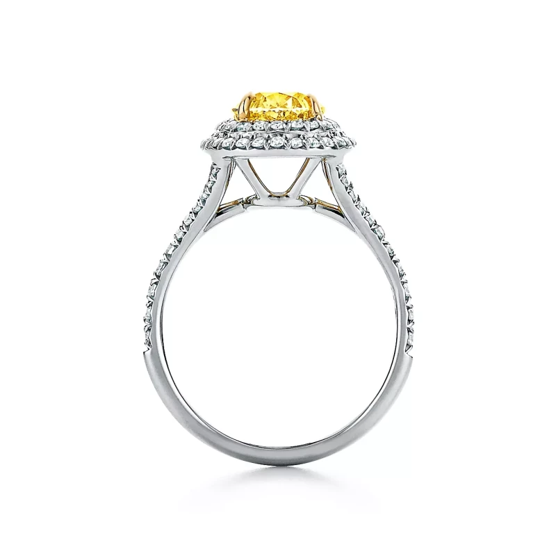 Tiffany & Co DIAMOND RING 0.90 CT FANCY INTENSE YELLOW/VVS1 T&Co 0.90 CT FIE/VVS1 2