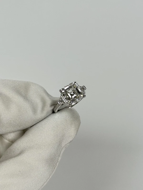 СЕРЬГИ NO NAME ASHER DIAMOND 4.15 CT H/VVS2 RING (GIA) NN4.15H 3