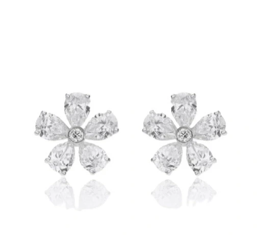FLOWER DIAMOND 1.914 CT EARRINGS