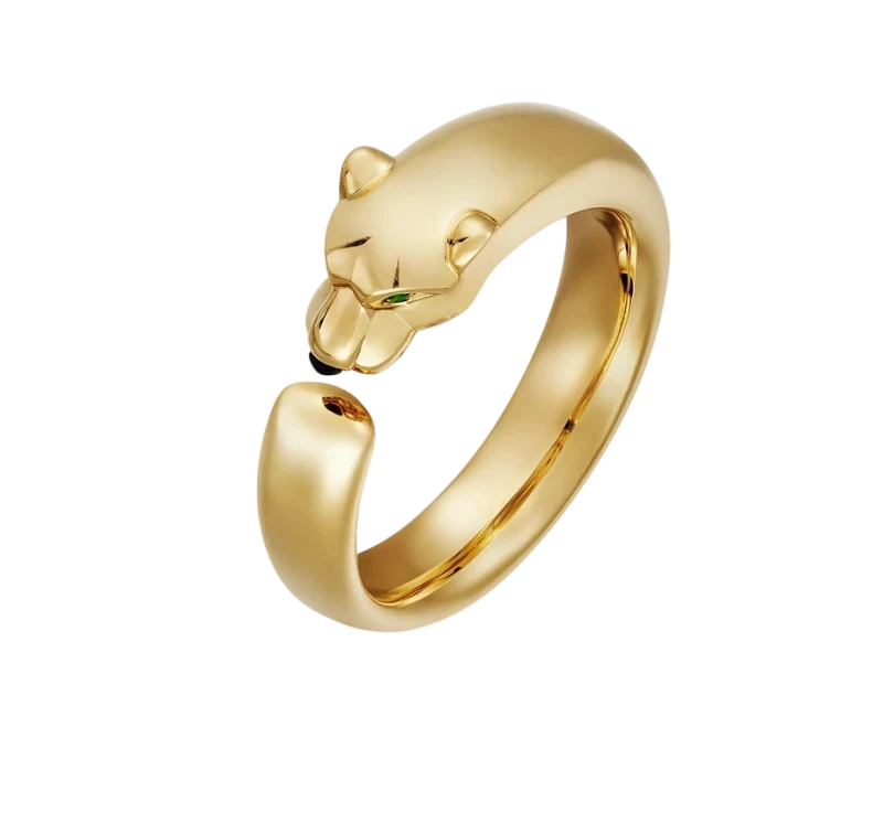 Panthère de Cartier ring, Small model, , Yellow gold (SIZE 53)