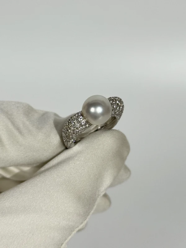 Мikimoto  КОЛЬЦО С ЖЕМЧУГОМ mikimoto 3