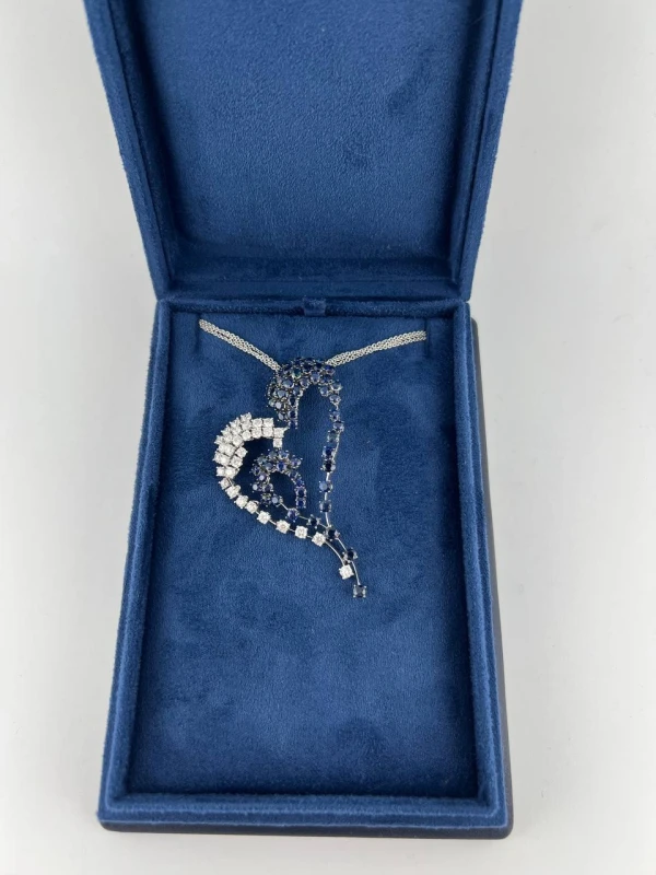 Ювелирные украшения SAPPHIRES&DIAMONDS HEART PENDANT SAPPHIRES&DIAMONDS 4