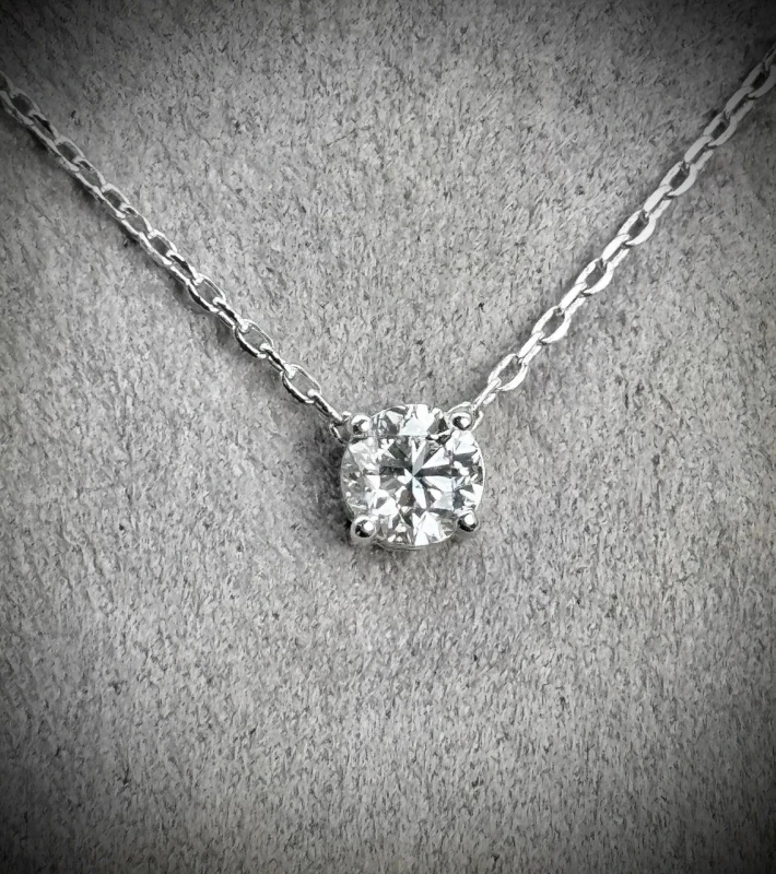 DeRosa ROUND DIAMOND PENDANT 0.40 CT GIA N458444 4
