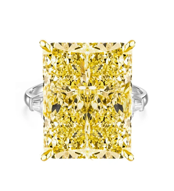 СЕРЬГИ NO NAME Yellow Diamond 25.08 CT Fancy Yellow/VVS2 Ring 25.08 ct fancy ellow 1