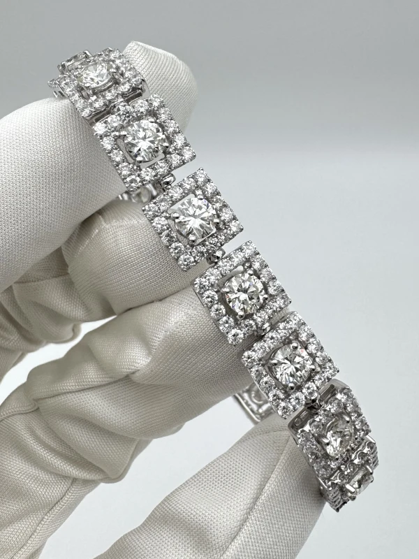 RalfDiamonds ROUND DIAMOND 11.66 CT BRACELET (SIZE 18) RFD1765 2