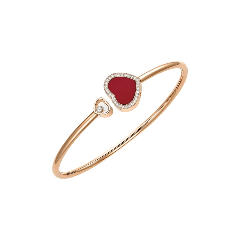Chopard HAPPY HEARTS BANGLE (SIZE 17) 85A074-5803 1