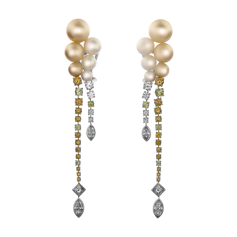 Мikimoto  PEARL AND DIAMOND SET MK4215 3