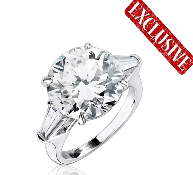 ROUND DIAMOND 10.06 CT G/VS2 RING (SIZE 51) GIA EXEXEX