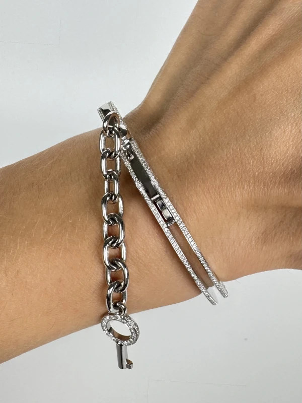 Jacob & Co Love Lockdown Bracelet (SIZE 16) 925611313 7