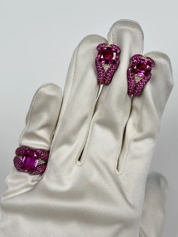 Adler КОМПЛЕКТ С САПФИРАМИ 5.65 - 6.06 - 7.32 CT (No H!) ADLER 5.65 - 6.06 - 7.32 3