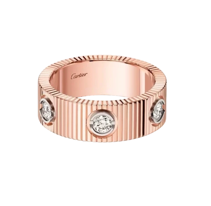 LOVE UNLIMITED RING, 6 DIAMONDS (SIZE 51)