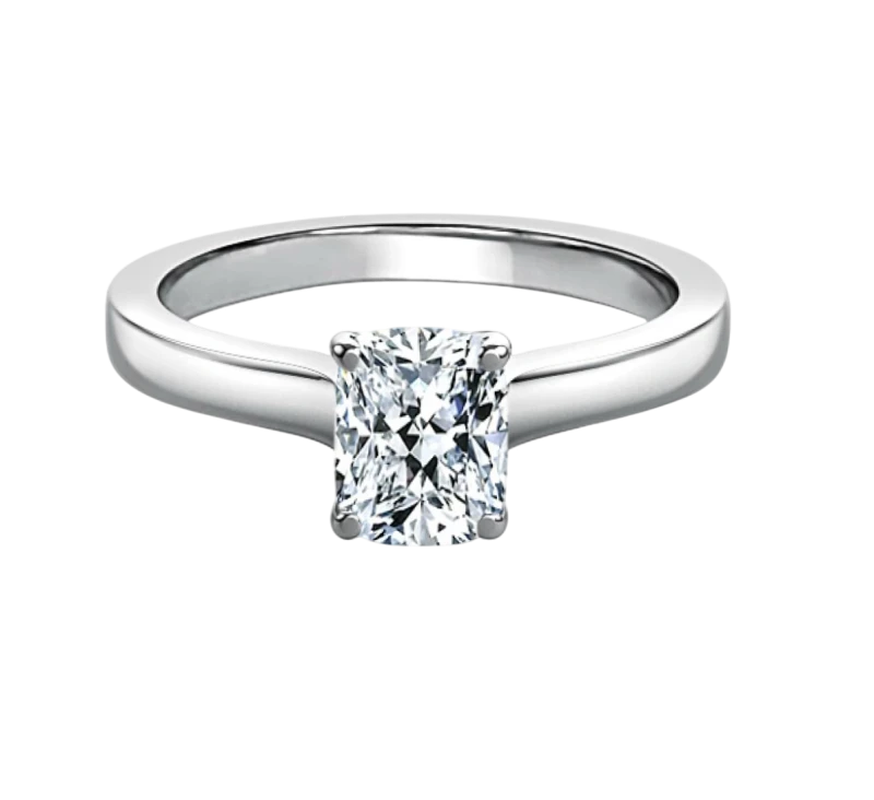 Earrings without a brand CUSHION DIAMOND 1.09 CT H/VS1 RING (GIA) NN1.09 CT H/VS1 (GIA) 1