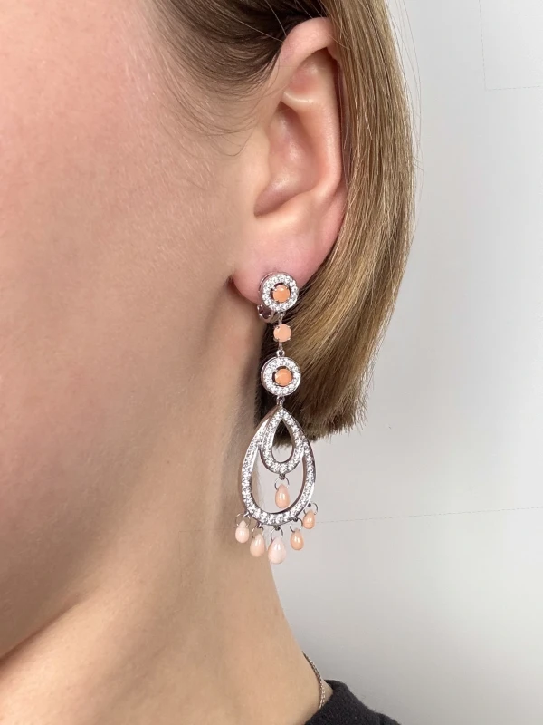 Boucheron AVA CORAL EARRINGS JCO00213 2