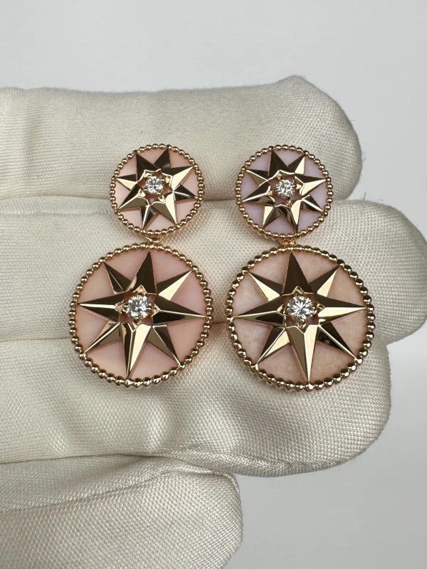 Dior ROSE DES VENTS EARRINGS JRDV95235 4