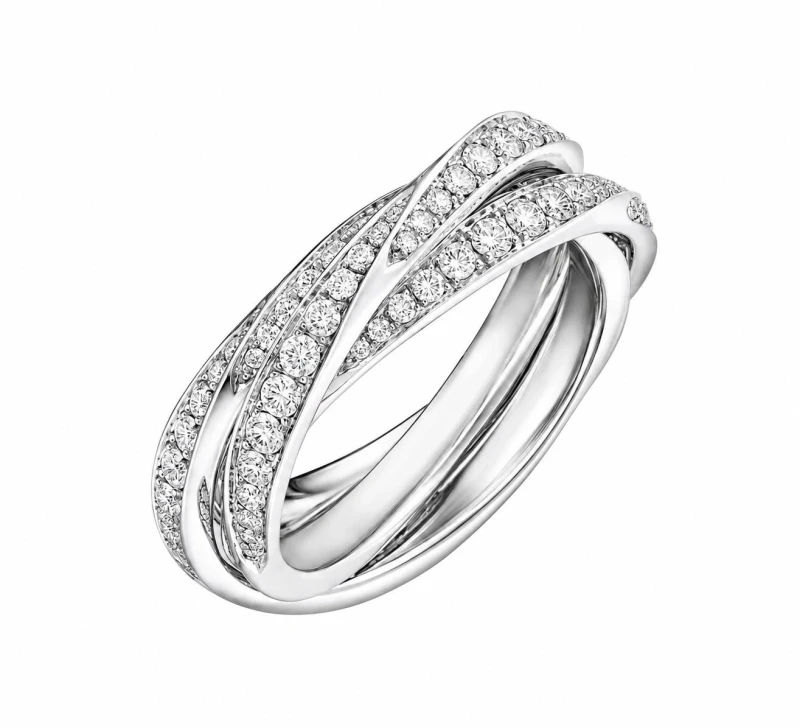 Duet Wraparound Diamond Ring (SIZE 51)