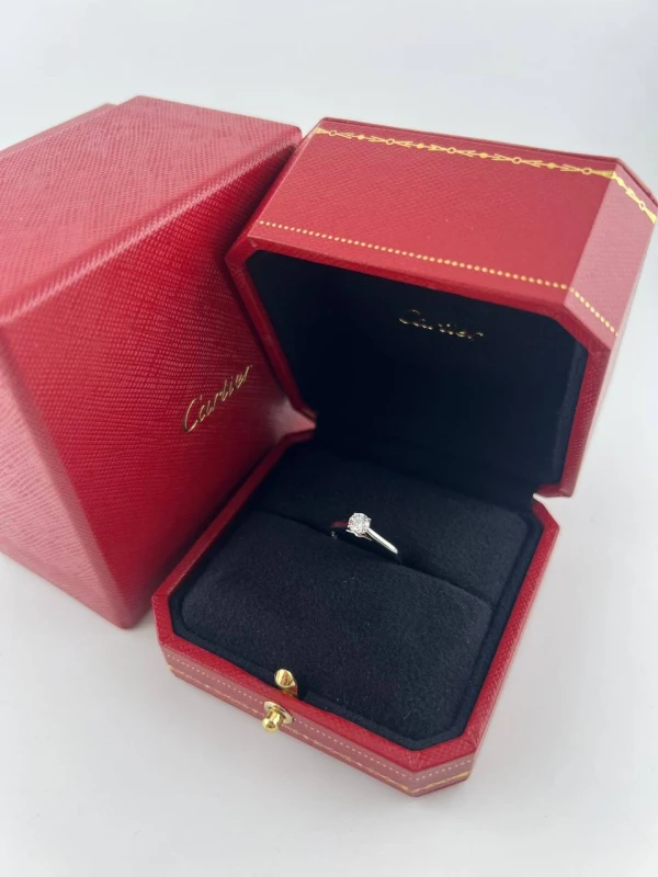 Cartier SOLITAIRE RING, DIAMOND 0.25 CT E/VS1 (GIA) CR0.29 2