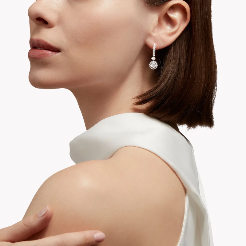 Graff DIAMOND 5.19 CT EARRINGS RGN1.50-1.50 3
