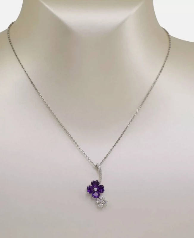 Chopard FOR YOU, AMETHYST AND DIAMONDS PENDANT 799371 1