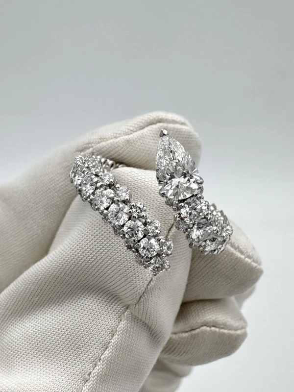 Graff Duet Wraparound Diamond Ring (SIZE 50) RGR830 4